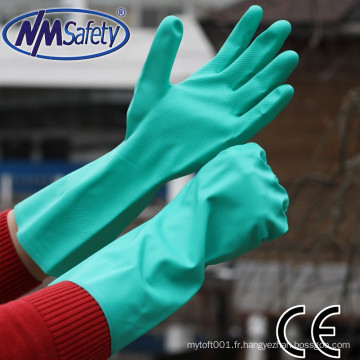 Gants en nitrile longs NMSAFETY pour gants de sécurité industriels chimiques